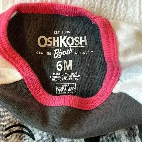 OshKosh B'gosh and The Children's Place - long sleeve shirt and pants. Size 6 mo - Picture 3 of 7